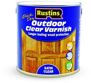 Rustins Quick Dry Outdoor Clear Varnish 2.5 L Satin