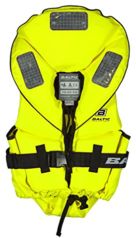 Baltic 1287 Sailor UV-Yellow Rettungsweste mit Schrittgurt (15-30 kg)