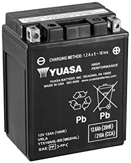 YUASA ytx14ahl-bs (WC) Hohe Leistung wartungsfrei Akku