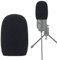 YOUSHARES schiuma MIC paraBrezza-filtro antiVento pop compatibile con FIFINE microfono USB 669B K669 per la registrazione e lo streaming