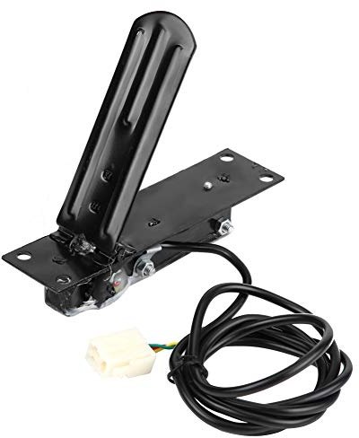 KIMISS Motorrad beschleunigen Fußpedal, 250W 24V Fuß beschleunigen Pedal Gas Geschwindigkeitsregelung Bremspedal für Elektromotor Roller Bike Go-Kart