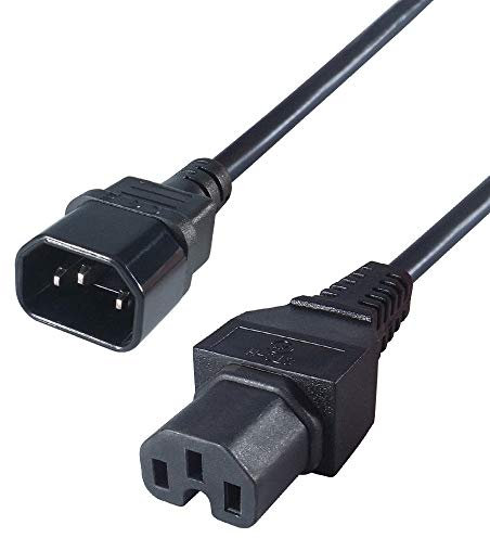 Connekt Gear Câble d'alimentation à Chaud pour Prise C14 vers Prise C15 2 m