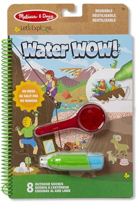 Melissa & Doug | Let's Explore Deluxe Water Reveal Pad-Outdoor Adventure | Pretend Play | ab 3 Jahren | Geschenk für Jungen oder Mädchen, 40821, Multicolor