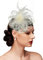 Yezmo Fascinator Hut, Fascinators für Frauen Mädchen Tee Party Hüte Frauen Fascinator Stirnband mit Haarspange