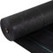 VEVOR Tejido Acolchado 1,5 x 76,2 m Paño de Control de Malezas Geotextil Lona para Jardín PP Densidad de Alta Permeabilidad Base Textil de 5 oz para Cobertura de Suelo Jardinería Agricultura, Negro