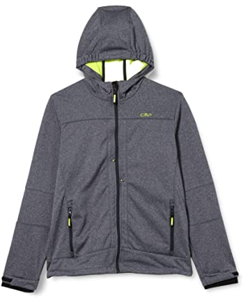 CMP, Kid Jacket Fix Hood, Boy, Titanio Mel., 176