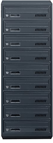 9-Personen-Briefkasten EURO GDS9 RAL 7016