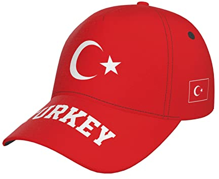 Herren Damen Baseball Kappen Türkei Türkiye Flagge Türken Visier Hut Vintage Trucker Kappe Baumwolle Hip-Hop-Hut Für Wander Laufen Kletter