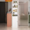 PREMTURE Badeschrank Schmal mit Verstellbarem Einlegböden, Hochschrank mit 1 Türen, Aufbewahrungsschrank, Küchenschrank Multifunktionaler Lagerschrank Weiß, MDF, 30T x 40B x 180H cm, MDF