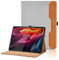 Coque Compatible avec Lenovo Tab K11 Plus/Lenovo Tab M11 Plus 11.45 Pouces Étui Cover en PU Tablette avec Poche et Porte-Stylo, Multi-Angle Flip Portefeuille Housse avec Fonction Support (Gris)