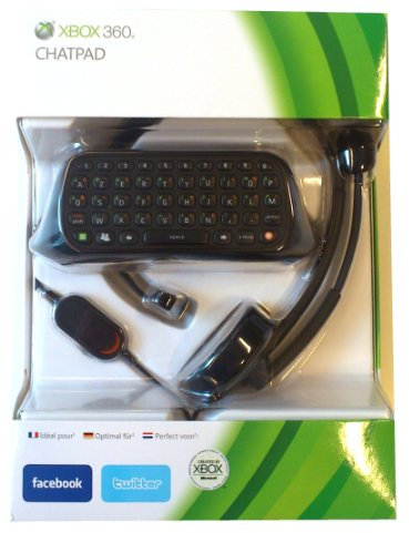 Clavier messenger ChatPad noir pour Xbox 360 (Clavier vendu seul , sans manette) + casque