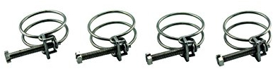 Kerry Electronics KEZ0783 - 4x Befestigungsschelle für Spiralschläuche, Schlauchschelle 1 Zoll (25mm) / 4er Set