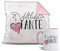 Geschenkset für die Weltbeste Tante - Tasse und Kissen - Altrosa/Verwandte/Geschenk-Idee/Liebling/Familie