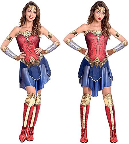 amscan 9906663 - Costume ufficiale da Wonder Woman WW84, da donna, taglia 42-44