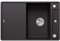 Blanco 525842 Fregadero de Cocina de Granito, Negro, 60 cm Unterschrank