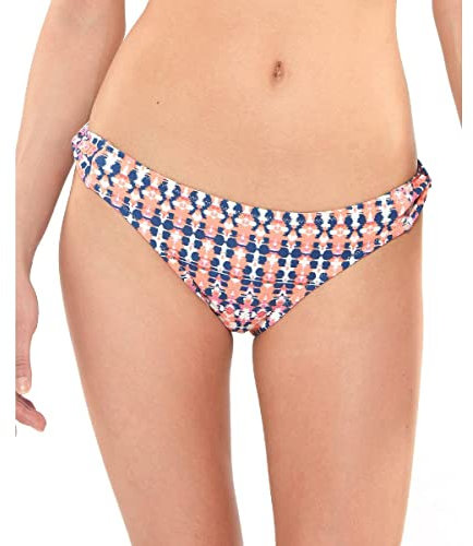 Jessica Simpson Mix & Match Print Bikini Swimsuit Separates (Top & Bottom) Parte Superiore, Fucsia Multi, S Donna