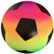 WBTY Regenbogen-Fußball, 22,9 cm Dicker PVC-Spielplatzball, Gummi-Kickbälle Kinder, Sommer-Strandball, Hüpfball Dodgeball und Schulhof-Spiele
