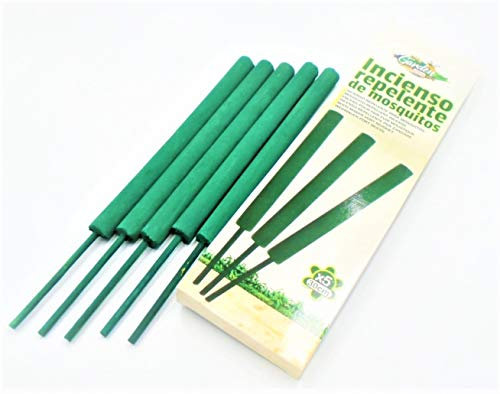 Bastoncini di incenso XXL 5 grandi di lunga durata, 30 cm, repellente per zanzare e zanzare, bastoncini di incenso Joss Sticks Limone