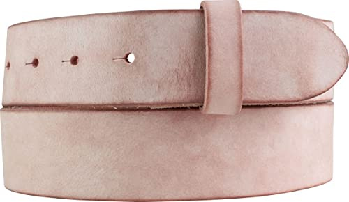 BELTINGER Gürtel aus weichem Vollrindleder Used-Look ohne Schnalle 4 cm | Jeans-Gürtel Damen Herren 40mm | Vintage-Look