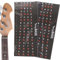 JTKREW 2 Blatt Bass Griffbrett Aufkleber Papier Gitarre Bass Akkord Aufkleber Bass Skalen Aufkleber Griffbrett Griffbrett Note Etiketten Bass Gitarre Aufkleber Bass Griffbrett Aufkleber