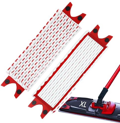 2 PCS pour Vileda UltraMax XL Balai Serpillière Recharge Kit,Recharge Lavable et Réutilisable pour Nettoyage des Sols