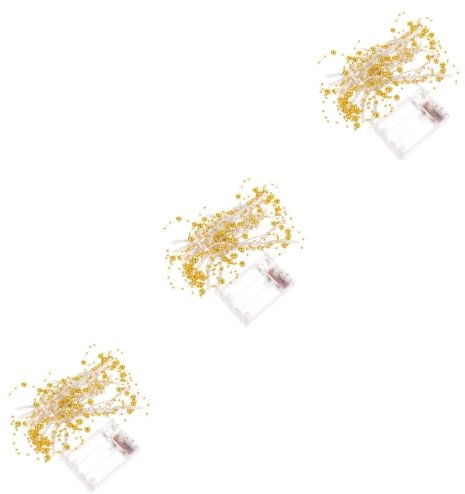 IMIKEYA 3stücke String Lights String Lights Für Weihnachten Hochzeiten Partys Batteriebetriebene Dekoration Warmweiß Für Innen Und Außenbereiche