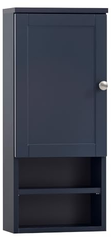 Lomadox Badezimmer Hängeschrank Wandschrank blau