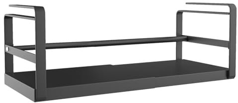 Organiseur sous étagère pour cuisine - Organiseur sous étagère pour garde-manger en métal - Rangement sous étagère pour petits espaces - Rangement sous étagère pour armoires - Solutions de rangement