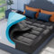 ELEMUSE Grau Matratzen Topper 120x200cm, H3 Gel Topper mit Waschbarem Flauschigem Bezug und Gelschaum, 7CM Höhe Weicher und Bequemer Matratzentopper für Boxspringbett und Unbequeme Betten Schlafsofa