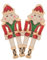 ROMISBABA 1pair Nutcracker Design Earrings for Girls Unique Cartoon Earrings Lightweight Party Jewelry for Women for Holiday Celebrations and Special Occasions