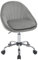 WOLTU Homeoffice Stuhl, Bürostuhl ergonomisch, Schminkstuhl drehbar, Drehstuhl mit Rollen, Schreibtischstuhl 150 kg belastbar, für Arbeitszimmer Schlafzimmer, Samt, Hellgrau, BS167hgr