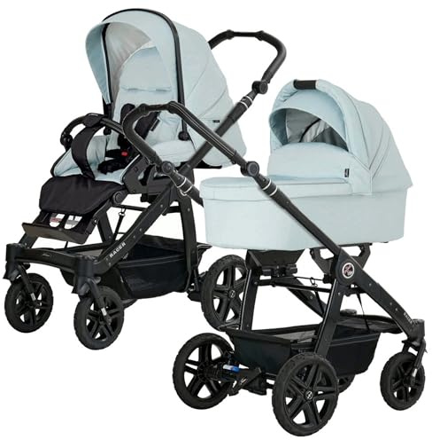 Hartan Kombikinderwagen Racer GTS Set inkl. Babywanne trend milky sky | 1223273624