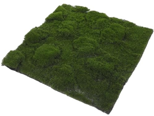 USHOBE Realistisk Konstgräsmatta med Hantverksmossa Lättinstallerad Dekorationsmatta för Trädgård Balkong och Terrarium Utseende Flexibel och Montering