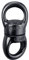 PETZL P58 S Schraubkarabiner, schwarz, 6cm