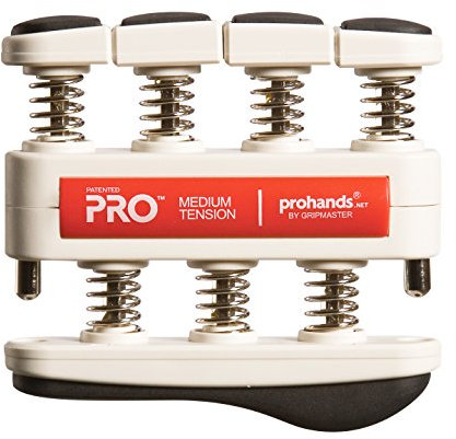 prohands by Gripmaster PRO- Aparato entrenador de dedos, color Rojo - Medio