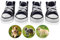 abcGoodefg® 4 Stück Pfotenschutz Hundeschuhe Pfotenschutz Walker Active (Größe 4)