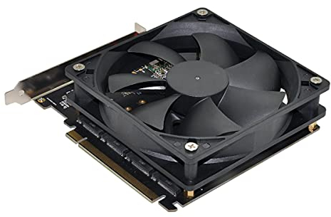 Cablecc 4X NVME M.2 AHCI zu PCI-E Express 3.0 Gen3 X16 Raid-Karte mit Lüfter VROC Raid0 Hyper Adapter