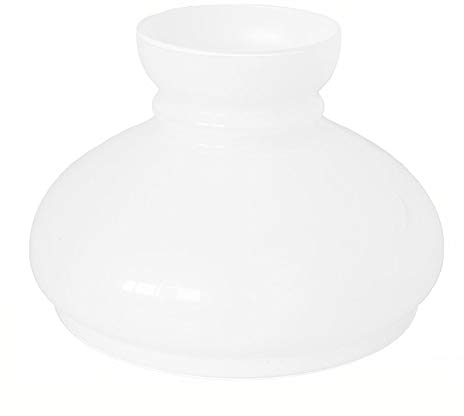 Abat-jour Verre de rechange pour lampes et lustres En fer et laiton diamètre de base 14 cm Blanc LAtte
