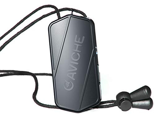 AVICHE M1 V3.0 Necklace Wearable Mini Personal Air Purifier with USB | Negative Ion Generator | Black