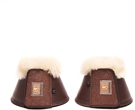 Horsecode Hufglocken Brown Glamour M