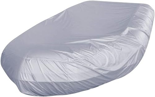 BEAUTYBIGBANG Bootspersenning Bootsabdeckung Persenning Schlauchboot Bootsplane, Gewebe Abdeckung Anti-UV Bootsplane, Boote Bootabdeckung Bootplane für V-Rumpf, Ruderboot, Angelboot (330 * 94 * 46cm)