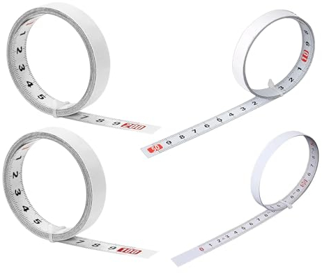Selbstklebendes Maßband Stahllineal,zum Aufkleben,2m Links Nach Rechts,1m Links Nach Rechts,1m Rechts Nach Links,1m Der Mitte Nach Links Nach Rechts