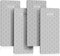 4 Stück Diamant Schleifsteine, 400/600/1000/1200 Körnung Messerschärferstein Schleifplatte Wabenoberfläche mit Rutschfester Basis für Küchengeräte und Außenbereich