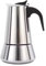 Flouder Caffettiera italiana, caffettiera moka, in acciaio inox, (caffettiera italiana 6 tazze da 300 ml), caffè espresso, casa e ufficio