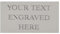 County Engraving Personalised Replacement Aluminium Trophy Plate Plaque - Enter Your Own Custom Text (Silver, 70mm x 30mm)