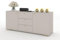 Euro Style Kommode mit Schubladen und 2 Türen Schrank Sideboard Tv Schrank für Wohnzimmer/Schlafzimmer Schubladenkommode, Beige/Cashmere mit Gold 150cm