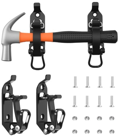 4Pcs Shovel Mount for Roof Rack Zinc Alloy Clamp Mounting Brackets Kit Quick Release Axe Holder Shovel Holders for Truck Car Accessories Boats Military Equipment Axe Holder