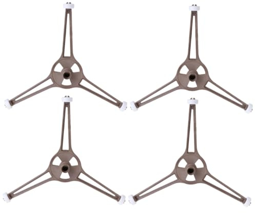 HOLIDYOYO Mikrowellen Drehteller Rollenhalterung Aus Kunststoff 24,5cm Für Flache Glasplatten Hochtemperaturbeständig Verschleißfest Ersatzteil Für Mikrowellenherd Zubehör