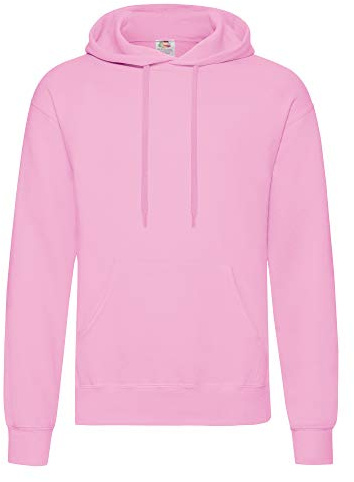 Classic Hooded Sweat - Farbe: Light Pink - Größe: XL