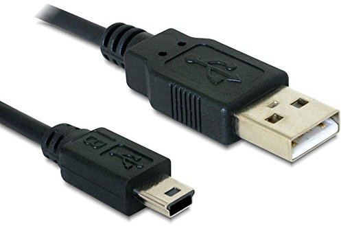 Delock Kabel USB 2.0-A > USB mini-B 5 Pin 1 m Stecker / Stecker